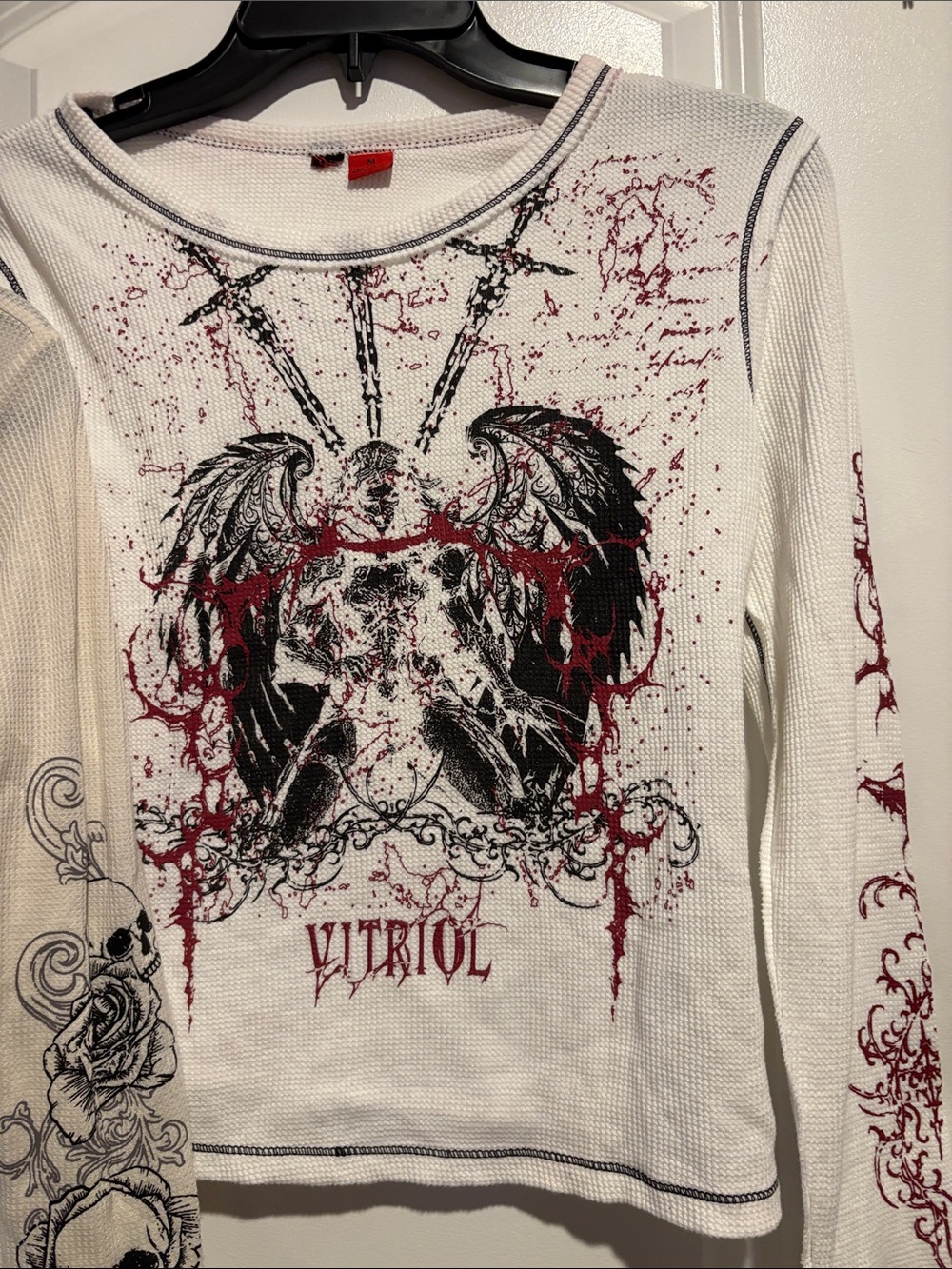 2 Cross, Skull, Roses Tops 🥀 - Picture 2 of 5